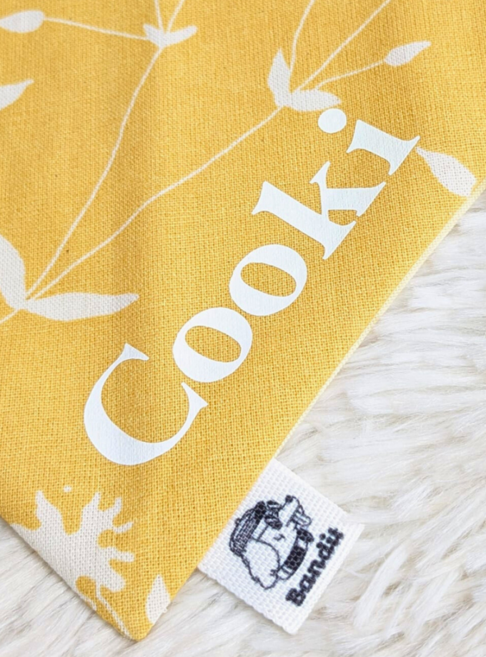 Bandana personalizada con nombre para mascotas