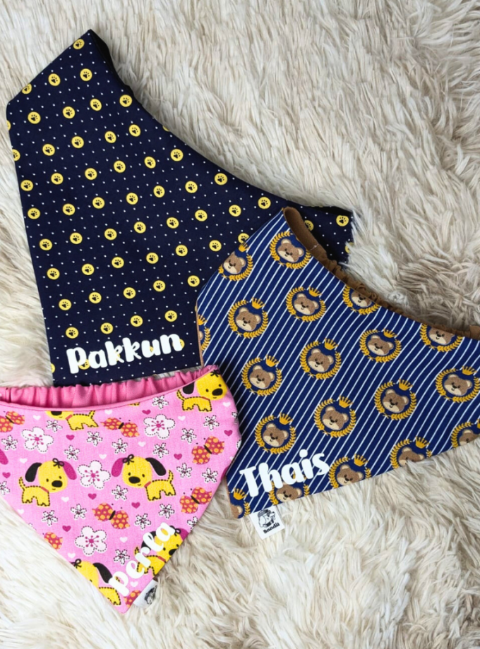 Bandana personalizada con nombre para mascotas