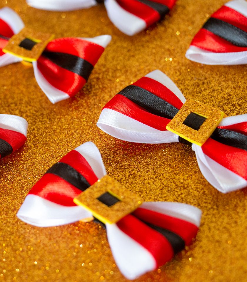 Moñitas Papá Noel para mascotas - Imagen 3