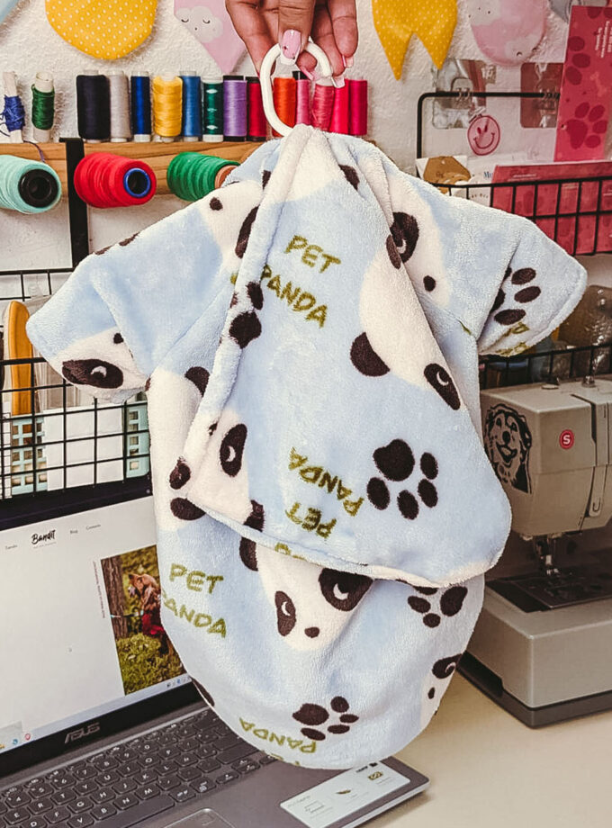 Bucito peluche con capucha para mascotas