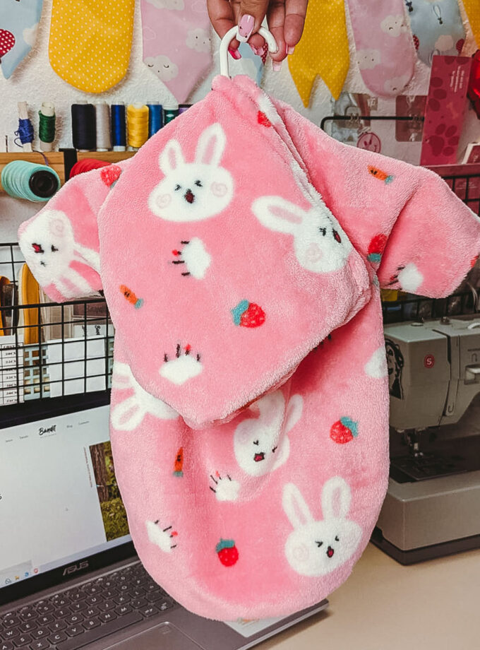 Bucito peluche con capucha para mascotas