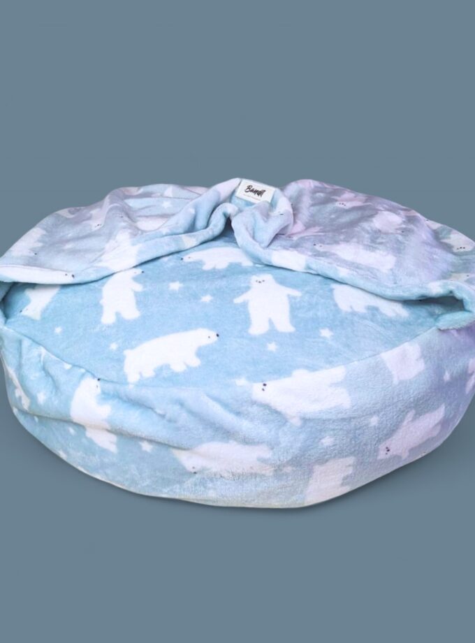 Cama Nido con Mantita para Mascotas