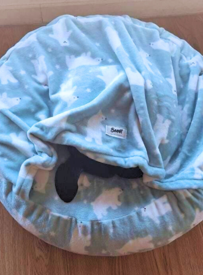 Cama Nido con Mantita para Mascotas